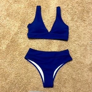 SHEIN swimsuit, royal blue, size medium